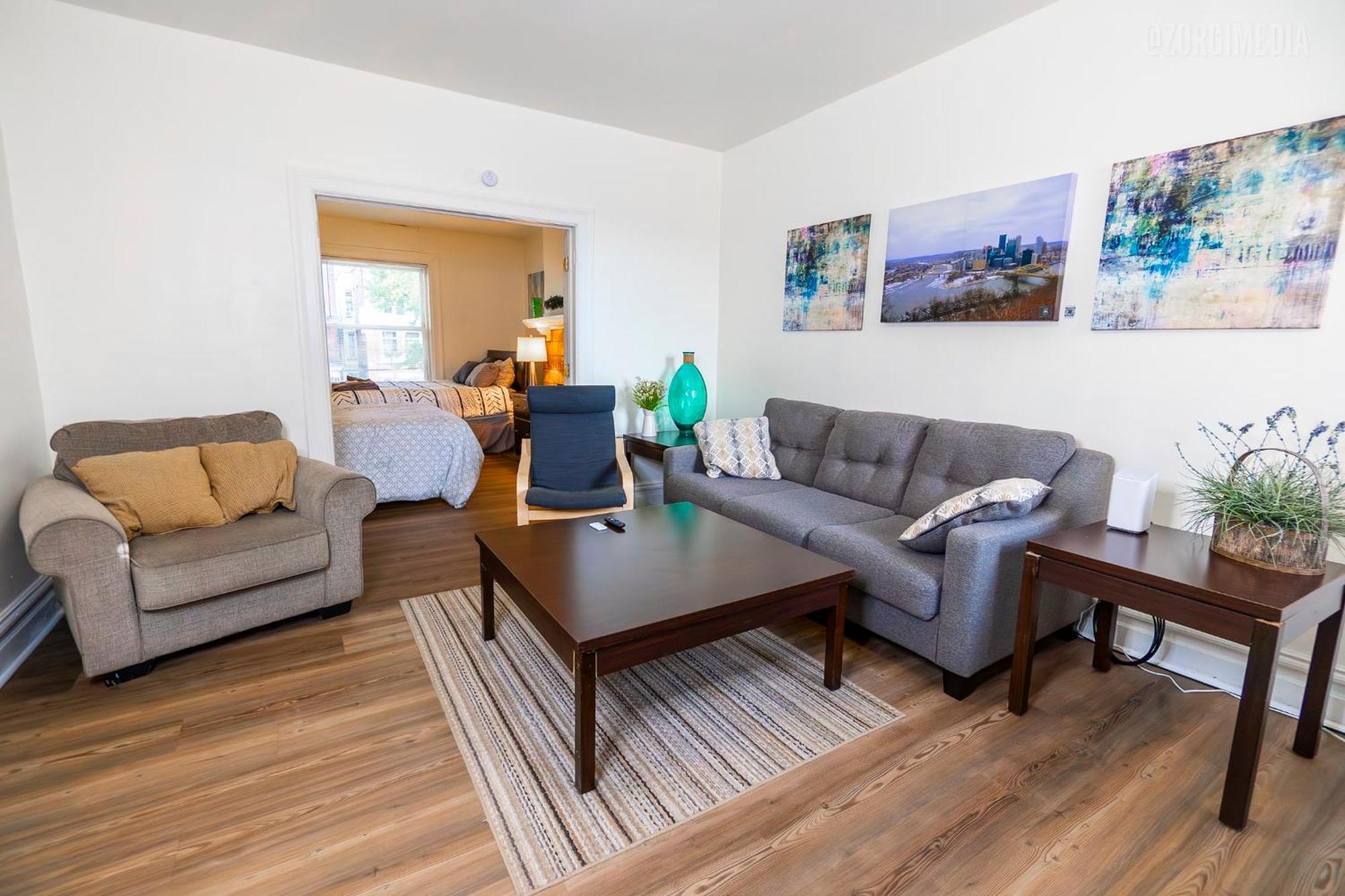 Stylish Apt - 2 Queen Bed - Easy Hospital Access Pittsburgh Exterior foto